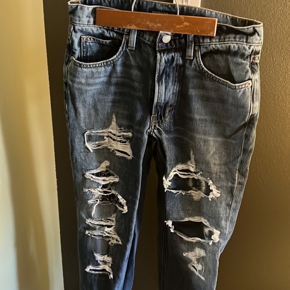 Lucky Brand, distressed jeans, size 2 - Picture 2 of 9